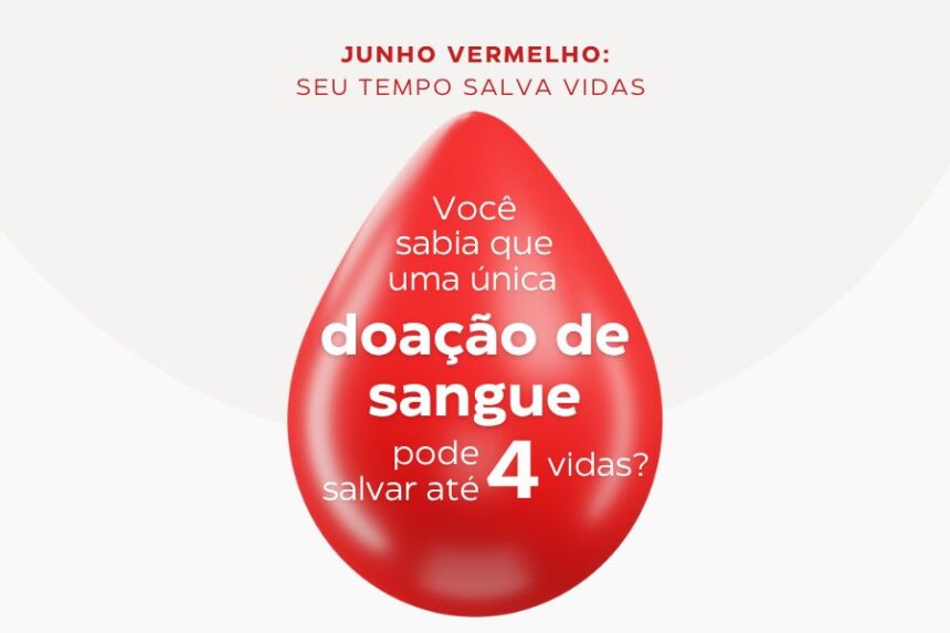 TCETO  é parceiro da campanha de doação de sangue dos Hemocentros “Junho Vermelho: Seu Tempo Salva Vidas”