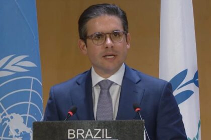 Em Genebra, Hugo Motta defende diálogo, cooperação e diplomacia